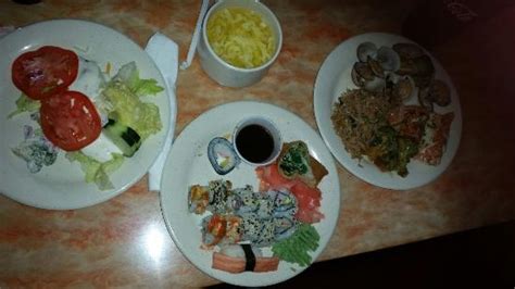Food choices are diverse enough to get by, but they offer the best baby spiced octopus and second best sushisashimi. . Chinese buffet anderson sc